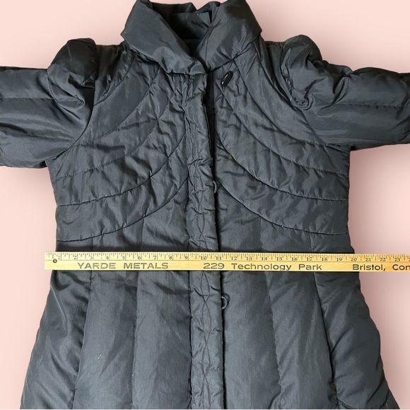 Vintage 70s 80s Women’s Black Long Down Puffer Coat - Picture 6 of 14